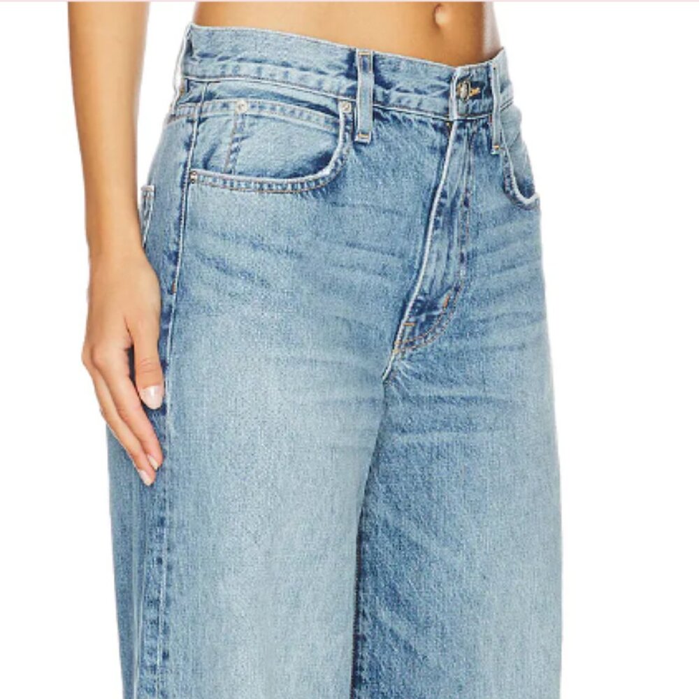 SLVRLAKE Demin Jeans - Selena Wide Leg - Wildest Dreams - Picture 7 of 9